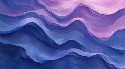 Poster - Abstract Waves of Color