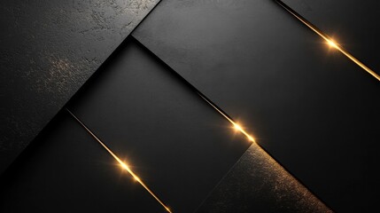 Wall Mural - Elegant Black and Gold Abstract Background