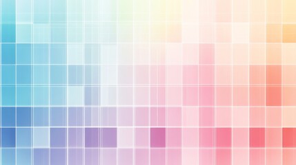 Canvas Print - Gradient Color Grid