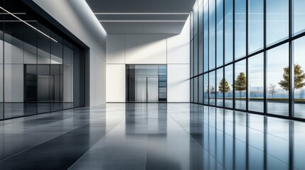 Canvas Print - Modern Architecture Lobby