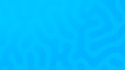 Poster - Big blue turing pattern on bright light blue background. Organic looking patterns. Abstract high resolution full frame vibrant background with copy space.