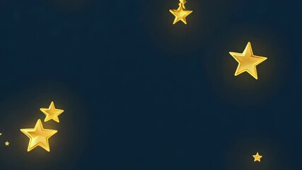 Wall Mural - The Beautiful and Twinkling Stars Are Magnificently Set Against a Dark and Enigmatic Background