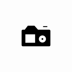 camera screen icon sign vector