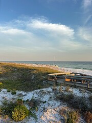 Upper evening view at Henderson Beach State Park Destin, Florida 