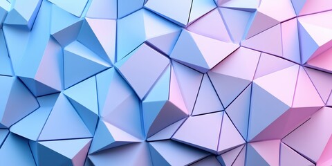 Poster - right triangles forming a seamless background texture with soft colors and geometric harmony