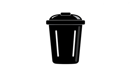 Bin icon, trash can, garbage can, rubbish, bin icon for apps and websites