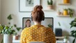 © Jayda_ArtistryHub - HR conducting a virtual interview with a candidate via video call, discussing job qualifications   virtual interview, remote hiring, HR technology