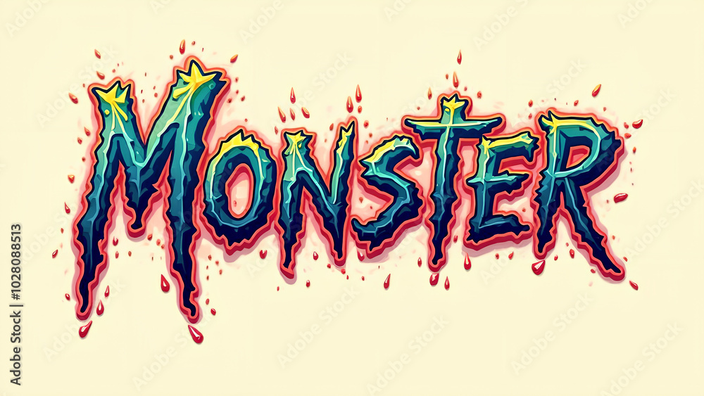 Generate a colorful exotic logo-style illustration of a signature of ...