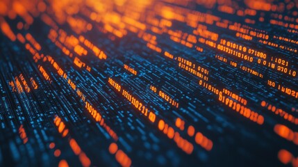 Poster - Binary Code Background