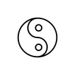 © Sejal - Yin Yang line icon.  Yin Yang harmony sign trendy style illustration for web and app..eps