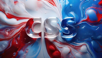 Poster - Dynamic CSS Design with Colorful Fluid Effects