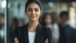 © CStock - Indian businesswoman in leadership roles, showing a confident woman leading teams or organizations, symbolizing her influence and authority in leadership positions.