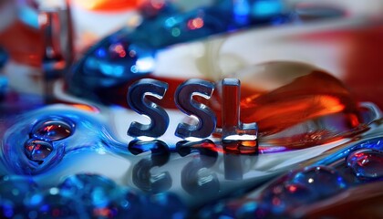 Poster - Secure Socket Layer Representation in Colorful Liquids