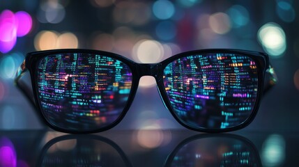 Code Glasses: A glimpse into the digital world.
