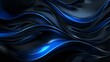 © AItist - Wallpaper Abstract dark blue background with wavy pattern forming elegant texture