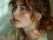 © Infinity - Portrait of a Woman with Red Hair and Freckles