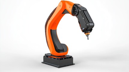Poster - Robotic arms for precision machining, featuring highly accurate robotic arms designed for detailed tasks like machining, assembly, and electronics manufacturing, offering precision and consistency.