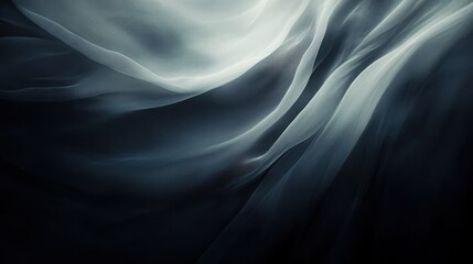 Poster - Soft black background with a gentle gradient, blending smoothly from dark to light tones