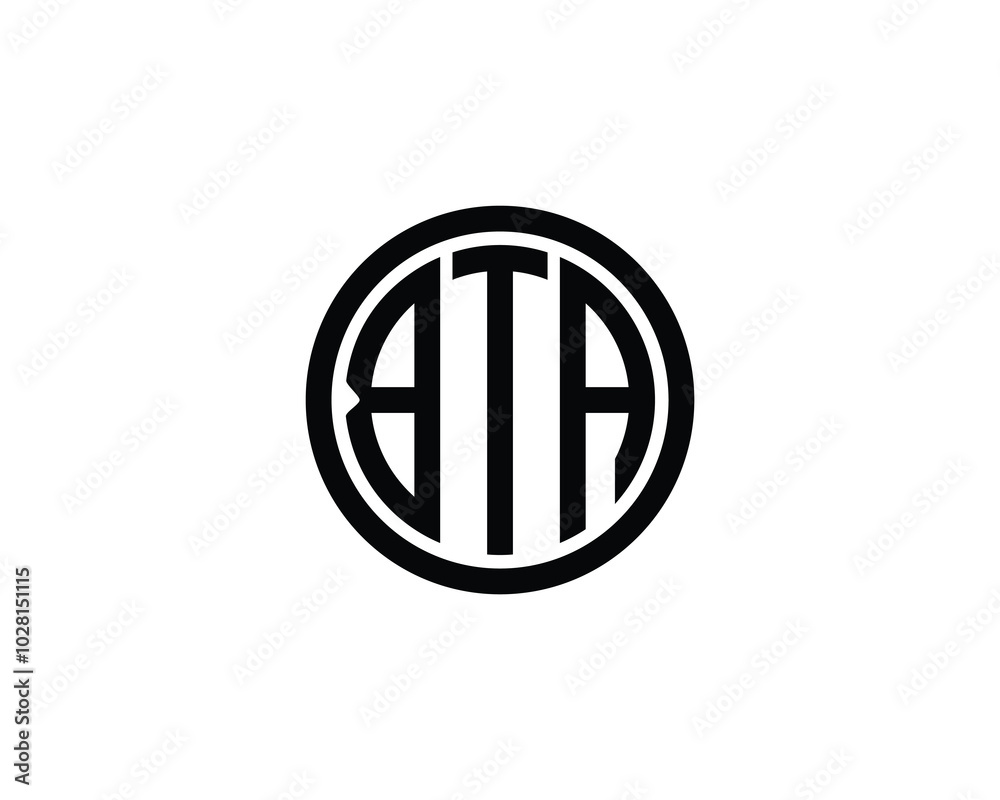 BTA Logo design vector template. BTA