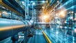 © pornthip - Industrial Automation and Digital Transformation in a Modern Factory
