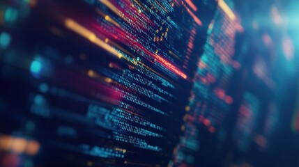 Poster - Digital Code Stream