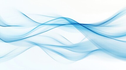 Poster - Abstract Blue Waves