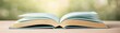 © admin_design - Open book on table invites readers to explore literary worlds and discover new stories