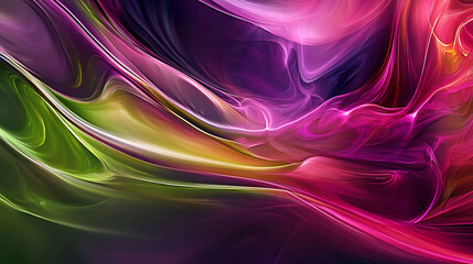 Aufkleber - Abstract background with vibrant, flowing colors and textures, resembling smoke, liquid, or fabric, evoking a sense of movement, energy, and fluidity.