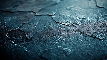 Poster - Blue grey background with high resolution Top view Copy space : Generative AI