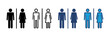 © AAVAA - Toilet icon vector. restrooms icon vector. bathroom sign. wc, lavatory