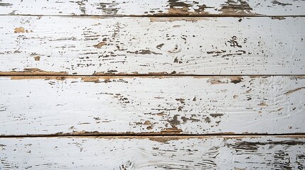 Poster - White wooden background with high resolution Copy space Top view : Generative AI
