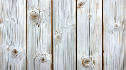 Aufkleber - White wooden background with high resolution Copy space Top view : Generative AI