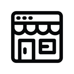 Poster - commerce icon. vector line icon for your website, mobile, presentation, and logo design.