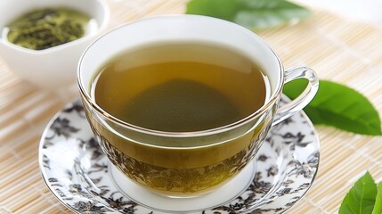 Green Tea in Cup.