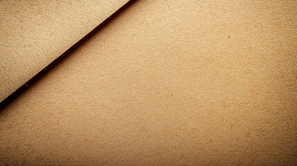 Aufkleber - Brown paper texture background Top view Copy space : Generative AI