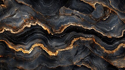Fototapete - Natural marble stone background pattern with high resolution Top view Copy space : Generative AI