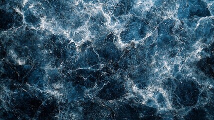 Fototapete - Natural black marble stone background pattern with high resolution Copy space Top view : Generative AI