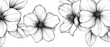 © CYBERPINK - A drawing of a bunch of flowers with a white background