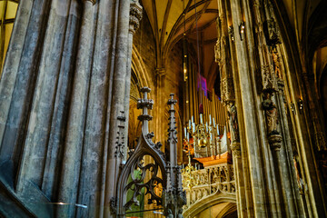 Inside of St. Stephen's Cathedral, Vienna