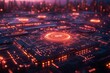 © panu101 - Sophisticated AI-Powered Cybersecurity System Visualized with Advanced Technology