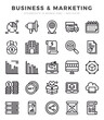 © Icon - Business & Marketing Icons Pack Lineal Style. Vector illustration.