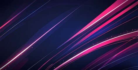 A futuristic neon shape blue gradient background. 