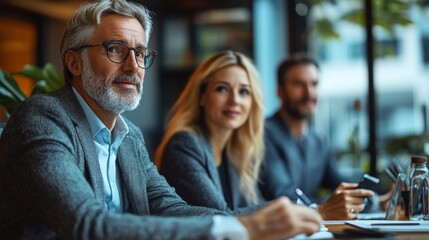 Businesspeople Having Video Conference, Generative AI