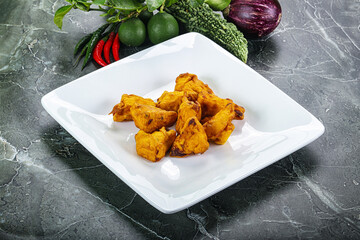 Indian cuisine - paneer pakora cheese