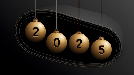 Happy new year 2025 wishes celebration background