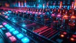 © PStyle - Captivating 3D Soundboard Render with Vibrant Colors and Interactive Elements for Audio Enthusiasts