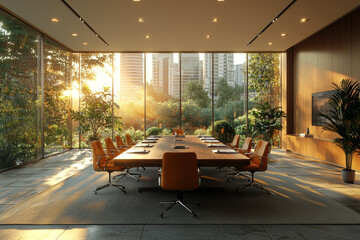Poster - images of hybrid meetings, with some team members in-office and others remote, reflect the evolving 