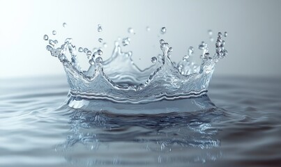 Water Drop Splash Crown