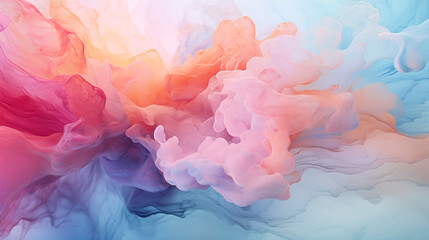Wall Mural - Abstract art by the sea watercolor paint design wallpaper