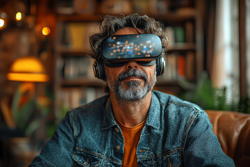 Poster - a company using the metaverse to conduct virtual job interviews, highlighting the role of immersive 